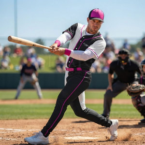 Uniforme de baseball personnalisé pour les jeunes, comprenant un maillot et un pantalon avec le nom de l'équipe, le logo et le numéro, toutes tailles. - Product Image 5