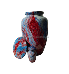 Urnas funerarias para adultos humanos y mascotas Cenizas Urna conmemorativa Aluminios Urnas de cremación Ónix Aspecto caro Cremación acabada brillante - Product Image 3