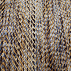 Tapis DECORDEC en laine gris beige texturé chevrons, antidérapant, tissé linéairement pour salon, chambre et intérieurs d'hôtels - Product Image 4