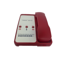 Téléphone d'urgence SOS analogique rouge pour hôtel