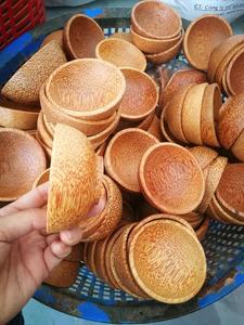 Bol en bois de noix de coco léger de vente chaude pour la cuisine Homeware élégant et durable-LOTUS BLEU du Vietnam - Product Image 3