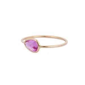 18K Gold Plated Sapphire Cluster Wedding Ring for Women - Product Image 3