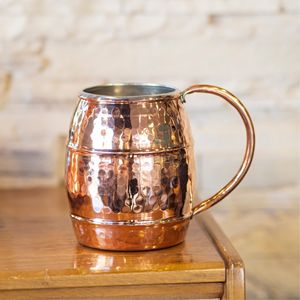 Vente en gros de mugs Moscow Mule en cuivre 400 ml, étanches, réutilisables, écologiques, compatibles lave-vaisselle, personnalisables, exportation usine, bière - Product Image 2