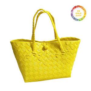 Cheap <b>Plastic</b> Woven Small Tote Handbag Wholesale Market - Product Image 1