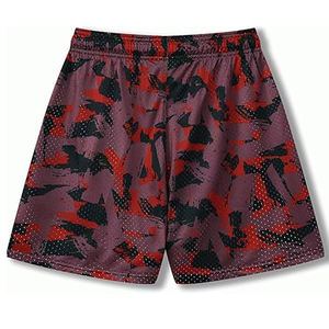 Pantalones Cortos Casuales de Verano para Hombre, Estilo Urbano, Camuflaje, Estampado Digital, Resistentes al Viento, 100% Poliéster, Cierre con Cordón - Product Image 2