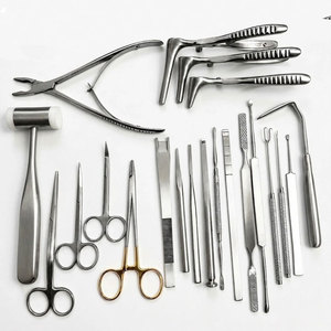 ชุดเครื่องมือผ่าตัดจมูกแบบใช้ซ้ำได้ 21 ชิ้น ชุดเครื่องมือศัลยกรรมตกแต่งจมูก ผลิตจากเหล็กกล้าไร้สนิมเยอรมัน สำหรับสุนัขและแพะ - Product Image 3