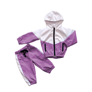 Conjunto Deportivo Infantil 2 en 1 al por Mayor, Estampado y Liso, Personalizado, Invernal, Transpirable, Ecológico, 100% Algodón, Sudadera Estilo Urbano - Product Image 1