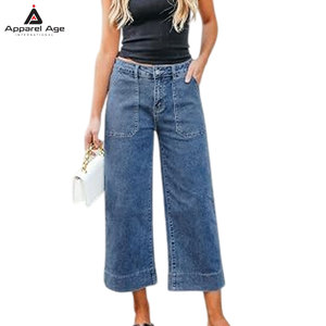 <b>Top</b> Quality Latest Design Women Jeans Capris Wholesale Design Your Own Women Pants Made In Pakistan - Product Image 5