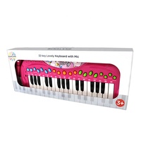 Clavier de piano pour enfants Runaland à 32 touches, jouet avec microphone - Jouet électronique éducatif en plastique ABS avec cadre en fer pour enfants de 3 ans et plus, fonctionne avec piles