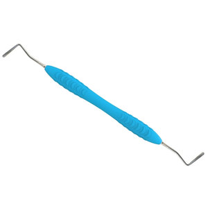 Retracteur dentaire à manche en silicone bleu UP1 2mm, instrument de restauration composite à double extrémité, fabricant d'outils dentaires Pakistan - Product Image 5