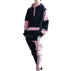 custom tracksuits for men gym clothes fitness <b>apparel</b> for men 2 pieces with customized logo - Product Image 1