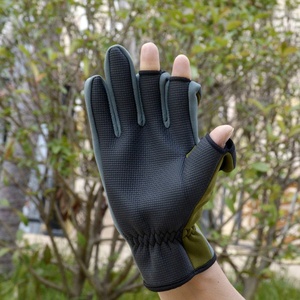 Guantes Deportivos Unisex de Neopreno para Exteriores, Impermeables, Resistentes al Viento, Transpirables, Antideslizantes, con Correa de Muñeca Ajustable y 2 Dedos Cortados Extraíbles para Pesca - Product Image 5