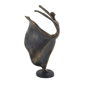 Elegant Brass Sculpture Decorative Showpiece for Home Office <b>Table</b> Decor - Product Image 1