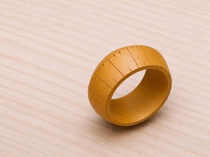 Wood Napkin Ring 4.5cm Wabi-Sabi Design Eco-Friendly Wedding Table Accessory - Product Image 2