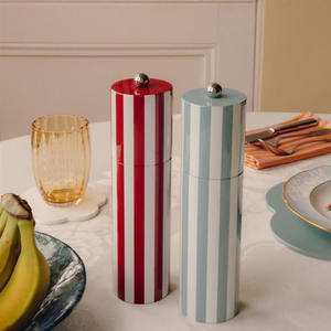 Moulin à sel et à poivre en laque, couleur et taille personnalisables, moulin manuel à sel et à poivre, produit phare du grossiste vietnamien - Product Image 1