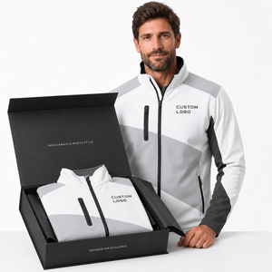 <b>Men's</b> Custom <b>Soft</b> <b>Shell</b> <b>Jacket</b> Windproof Stand Collar Full Zip Softshell <b>Jacket</b> With Premium Fabric For Work Travel And Casual - Product Image 6