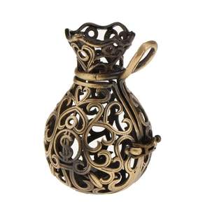 Bohemian Metal Tabletop <b>Vase</b> With Intricate Cutout Design For Home Decor - Product Image 2