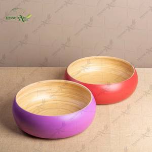 Tazón Curvo Más Vendido, Tazón de Bambú 100% Natural para Uso Doméstico y en Restaurantes de Thanh Nam Arts - Product Image 2