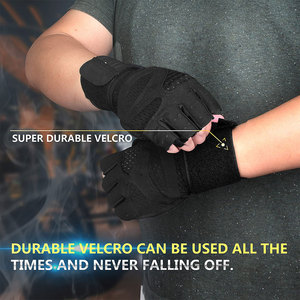 Nouveauté : Gants de fitness pour hommes, antidérapants, résistants à l'usure, avec fermeture velcro, équipement de protection des mains, gants de fitness personnalisés - Product Image 3