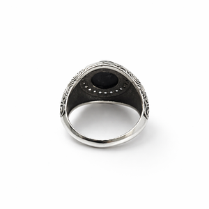 Anillo Clásico Fino de Plata de Ley 925 con Bisel de Ónix Negro para Mujer, Ideal para Aniversario de Bodas, Venta al por Mayor - Product Image 5
