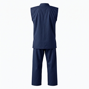 Uniforme de Taekwondo International Dumela Bleu Marine en Coton Respirant Taille Haute Personnalisable et Durable pour les Arts Martiaux - Product Image 2