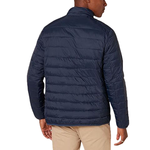 Men's <b>Packable</b> Stand Collar <b>Jacket</b> Lightweight Down Coat Winter Warm Water Resistant Insulated Puffer <b>Jacket</b> Factory Wholesale - Product Image 4