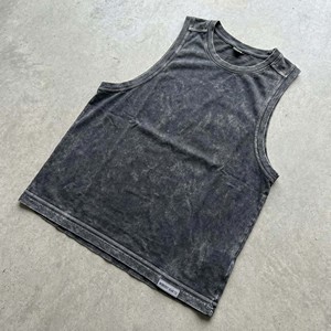 Débardeur de sport surdimensionné personnalisé pour homme, en coton 100% lourd, effet délavé, double couture, respirant et séchage rapide - Product Image 4