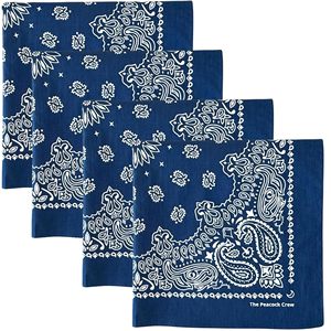 <b>Bandana</b> Factory Custom Digital Printing Double Sided Breathable Cotton Hip Hop Unisex Square <b>Bandana</b> - Product Image 1
