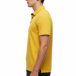 Camiseta Polo de Algodón para Hombre al por Mayor, 210 GSM, Corte Regular, Manga Corta, Cuello en V, Uso Diario, Suave y Transpirable, Servicio OEM - Product Image 4
