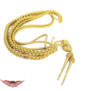Cordon tressé blanc en nylon pour vêtements, cordon de cérémonie pour l'épaule - Product Image 5