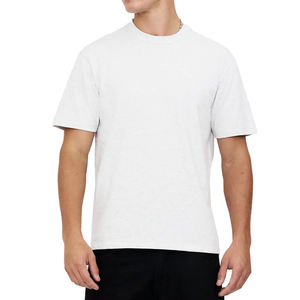 T-shirts blancs unis pour hommes à prix abordable avec impression de logo personnalisée, vente en gros, tissu personnalisé, meilleure qualité - Product Image 1