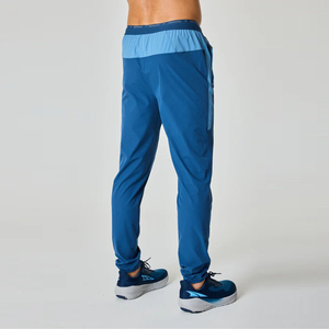 Conjunto Deportivo para Hombre en Azul con Bloques de Color, Chaqueta con Capucha y Cierre Completo, Pantalones Ligeros de Poliéster, Corte Regular, para Primavera - Product Image 5