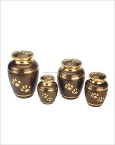 Premium Handcrafted Brass Pet Cremation Urn Handcrafted Memorial Funeral <b>Keepsake</b> <b>for</b> Pet <b>Ashes</b> Decorative Urn - Product Image 6