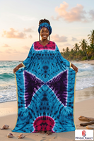 Robe Kaftan de Plage Imprimée pour Femme de Haute Qualité, Coupe Ample, en Rayonne, Soie et Coton, Mode Resort, Fabricant et Fournisseur de Vêtements OEM ODM
