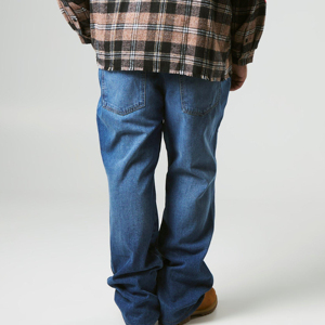 Latest Design OEM Service Baggy Jeans Pants For <b>Men</b> Comfortable Premium Quality <b>Men</b> Baggy Jeans Pants - Product Image 3