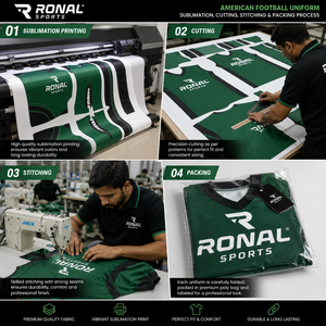Uniforme de Fútbol Americano Transpirable y Acolchado de Poliéster/Algodón para Hombre/Mujer, Uso en Verano, Incluye Pantalones y Jersey Personalizados para la Escuela - Product Image 5