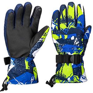 Gants de ski personnalisés : Créez votre propre logo imprimé, gants de ski unisexes imperméables à doigts complets, best-sellers, en polyester pour le bureau - Product Image 5
