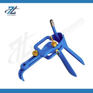 Spéculum vaginal professionnel VU-Max Pederson, grand modèle, avec tube d'évacuation des fumées intégré, précision LEEP, gynécologique, Pakistan - Product Image 5