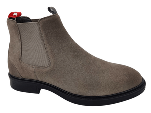Mocasines de Gamuza Color Tabaco para Hombre, Punta Redonda, Sin Cordones, Suela de Goma Transpirable, Color Sólido, para Todas las Temporadas - Product Image 1