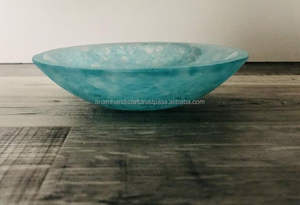 Cuenco de resina de alto pulido hecho a mano personalizado de alta calidad, utensilios de cocina, cuenco para servir sopa, técnica tallada - Product Image 2