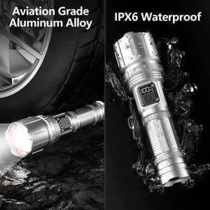 CITICITY Lampe torche tactique LED haute puissance la plus vendue, rechargeable, 4 modes, en alliage d'aluminium, pour situations d'urgence et activités de plein air - Product Image 5