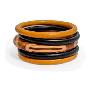 Handcrafted <b>Wooden</b> <b>Bangle</b> Collection Woodland Muse Collective Teak Mango Sisso & Bloodwood Jewelry fashion <b>bangle</b> - Product Image 5