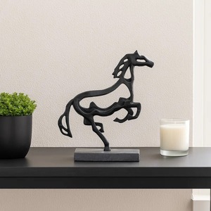 Modern Metal Horse Sculpture Artistic Tabletop Decor Minimalist Design for Living Room for Home Decor - Product Image 6