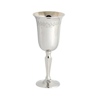 Calice à vin en laiton de haute qualité, plaqué argent, pour la communion, d'inspiration médiévale, calice inspiré de Harry Potter