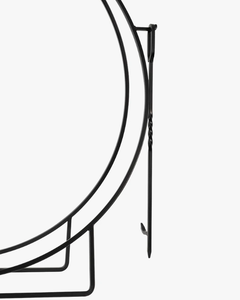 Support à bois rond en métal en gros avec ensemble d'outils de cheminée, porte-bûches, empileur de bois circulaire en acier, fabricant sur mesure - Product Image 6