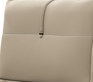 Modern PU Leather Upholstered Japanese Japandi Style <b>Bed</b> King <b>Size</b> Tufted Headboard Midcentury Style Soft <b>Bed</b> Frame - Product Image 5