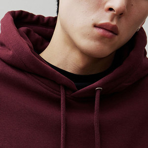 Men's Standard Oversized Hoodie Custom Logo Sweatshirt Hand Knitted Technique Winter Season Polyester Cotton Breathable Quick - Product Image 6