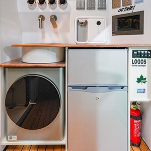 4x4 All Road Functional Camper Trailer Travel Caravan RV Mobile Home with <b>Kitchen</b> Sleeping Space for 4 Person - Product Image 1
