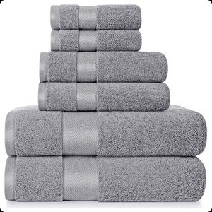 Ensemble de serviettes de bain brodées compressées jetables de qualité, prix usine OEM - Product Image 6