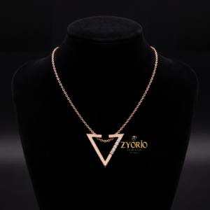 Collier pendentif en argent 925 plaqué or brillant avec diamants, symbole de l'éternité, cadeau de luxe pour femme, fiançailles, mariage, fête, mariée - Product Image 5